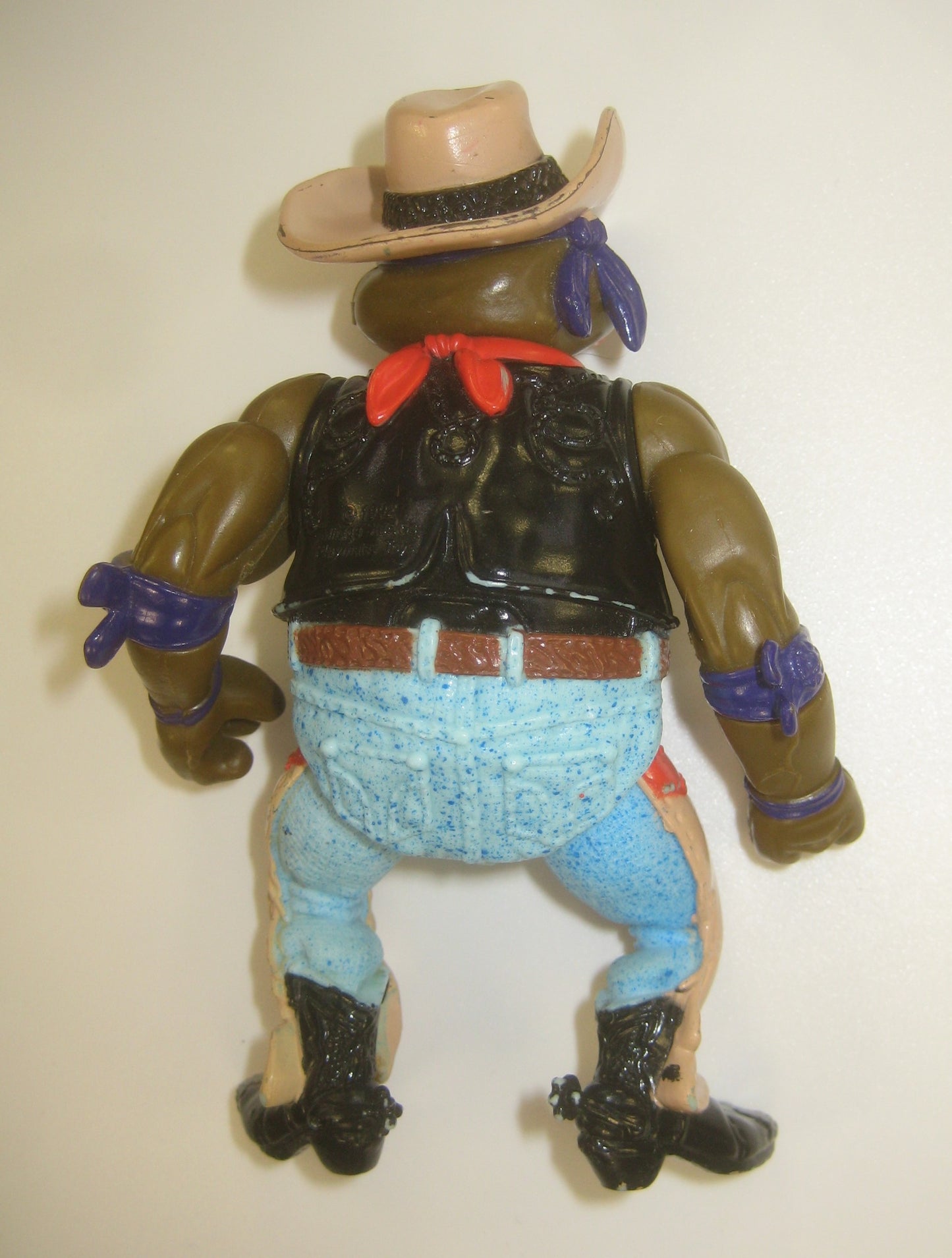 Crazy Cowboy Don 1992 TMNT Figure Wacky Wild West Donatello Ninja Turtles