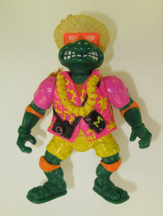 Beachcombin Mike 1992 TMNT Figure Sewer Spittin Ninja Turtles Michealangelo