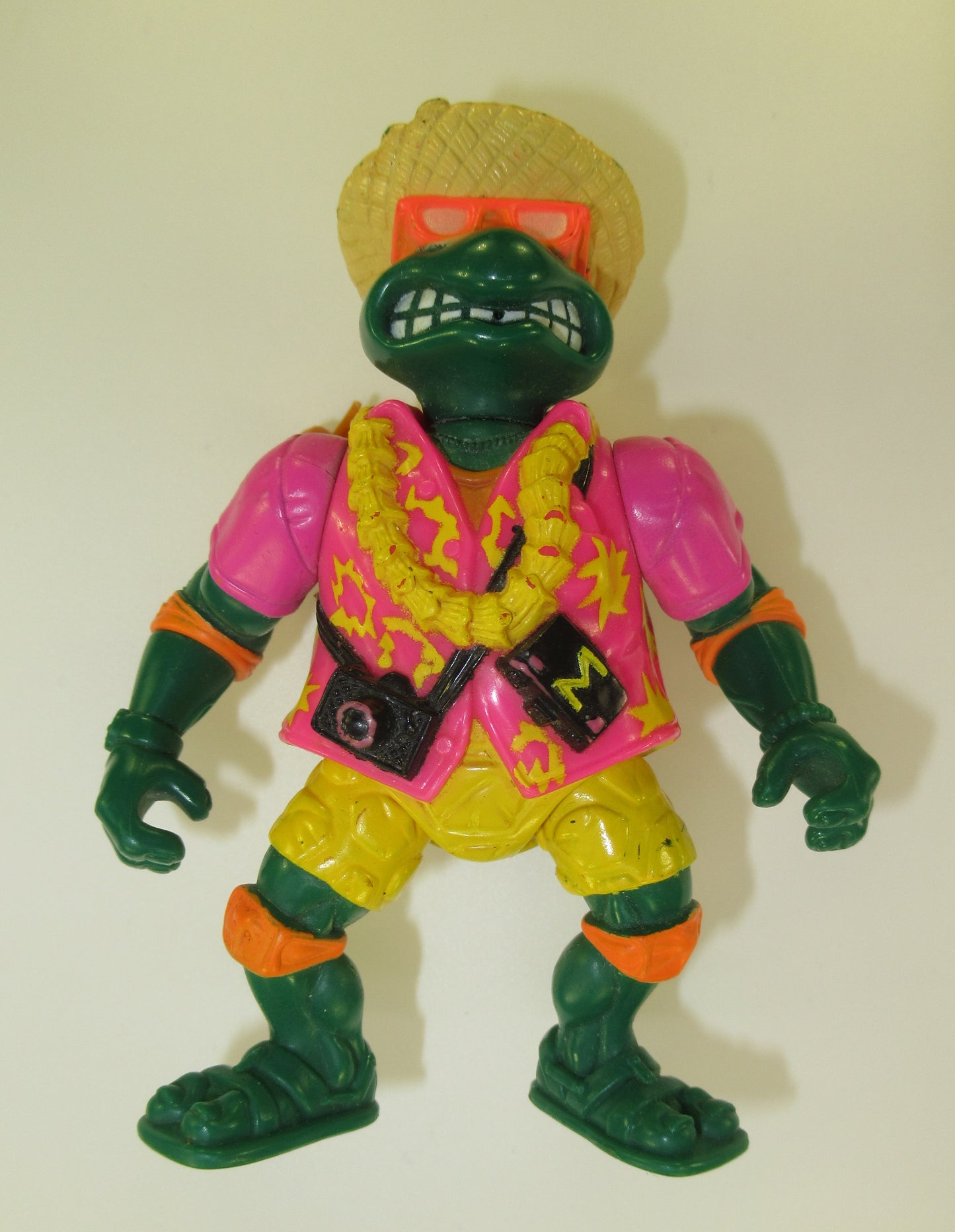 Beachcombin Mike 1992 TMNT Figure Sewer Spittin Ninja Turtles Michealangelo