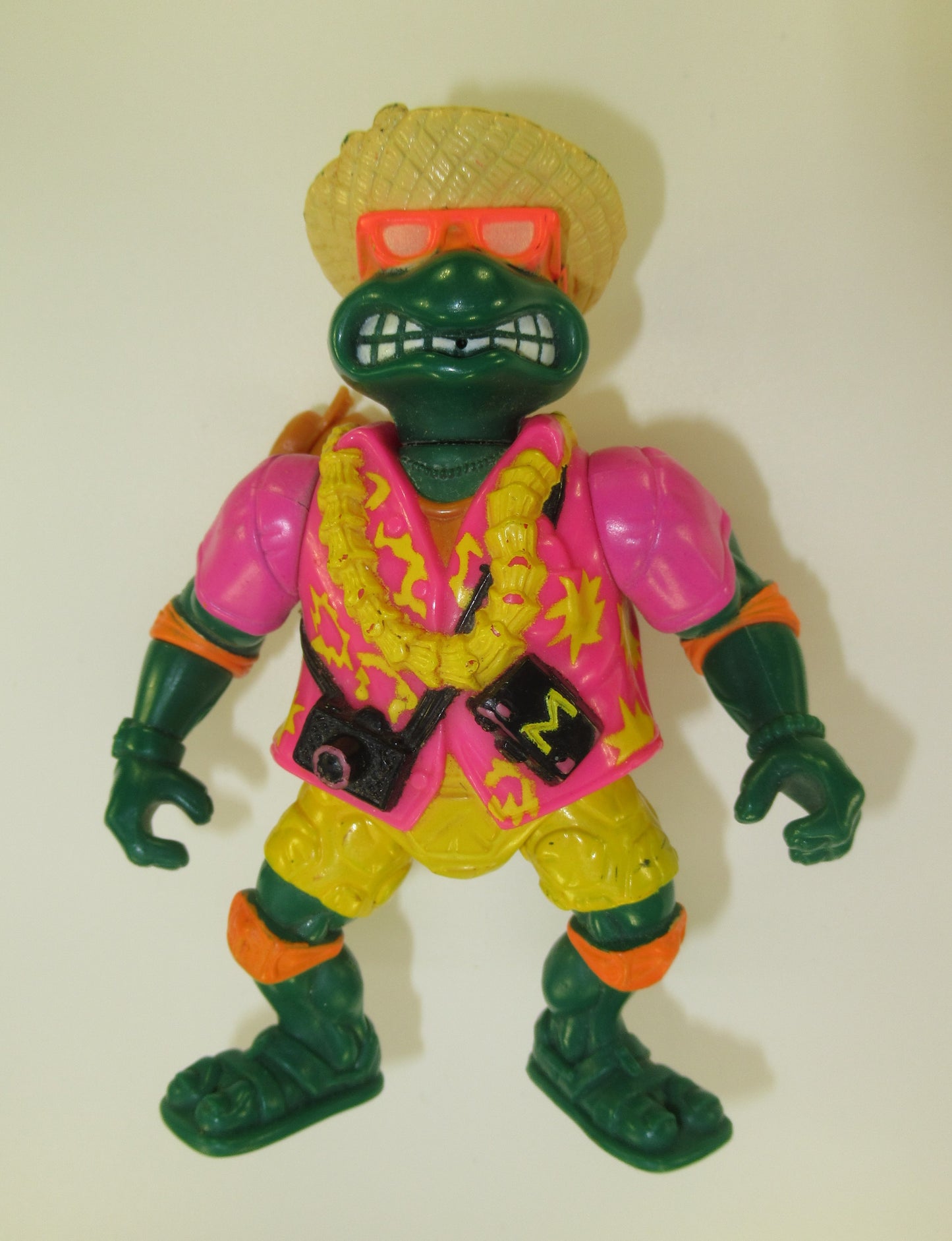 Beachcombin Mike 1992 TMNT Figure Sewer Spittin Ninja Turtles Michealangelo