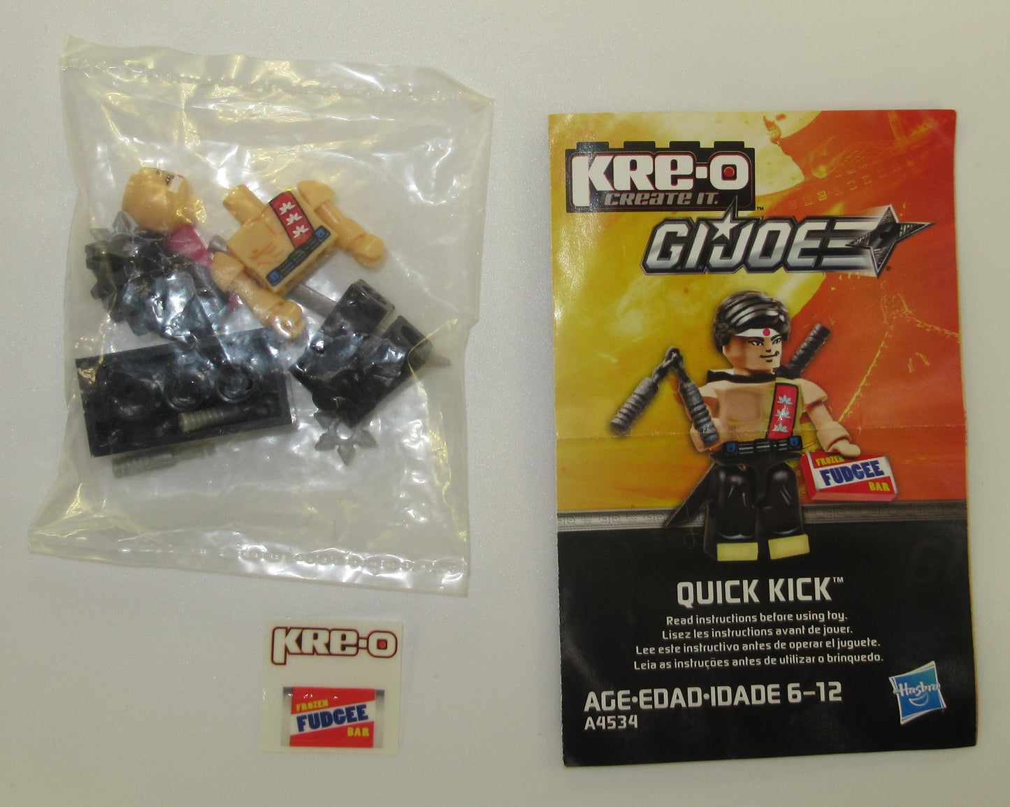 Quick Kick GI Joe Kre-O Figure Hasbro New Sealed from Blind Bags G.I.