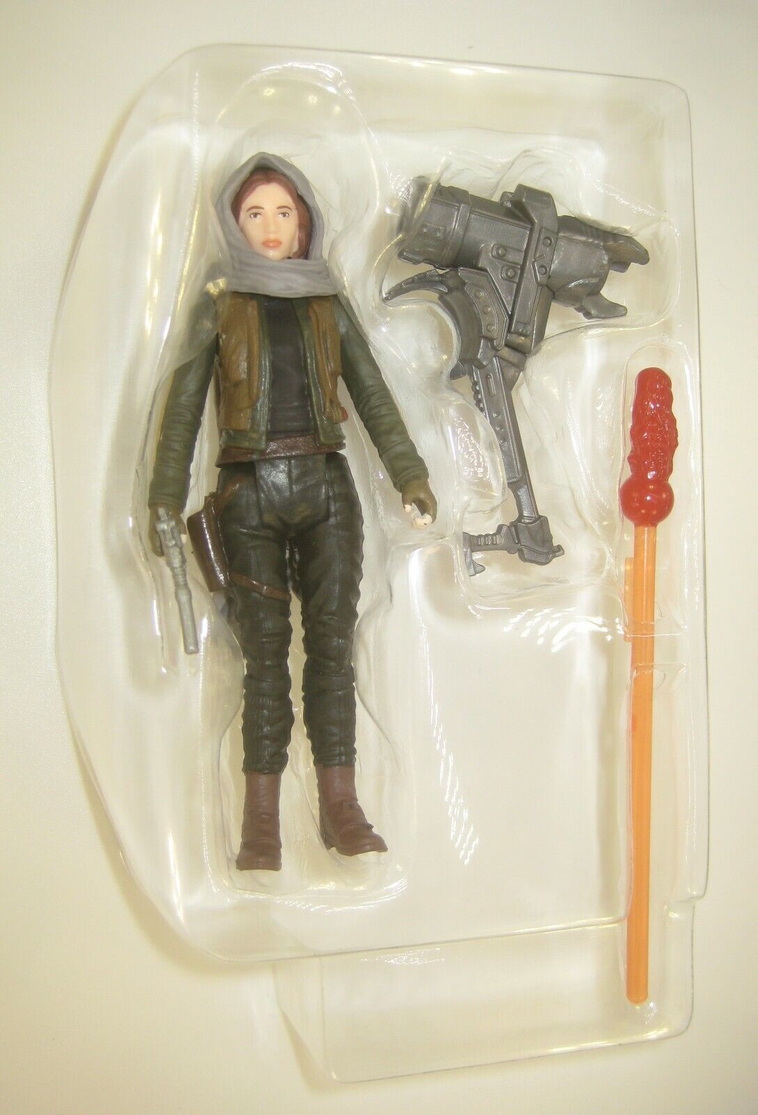 Jyn Erso Jedha 3.75" Star Wars Figure NEW 2016 Rogue One Hasbro Complete 1