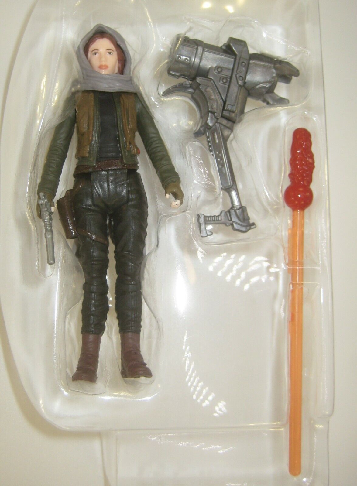 Jyn Erso Jedha 3.75" Star Wars Figure NEW 2016 Rogue One Hasbro Complete 1