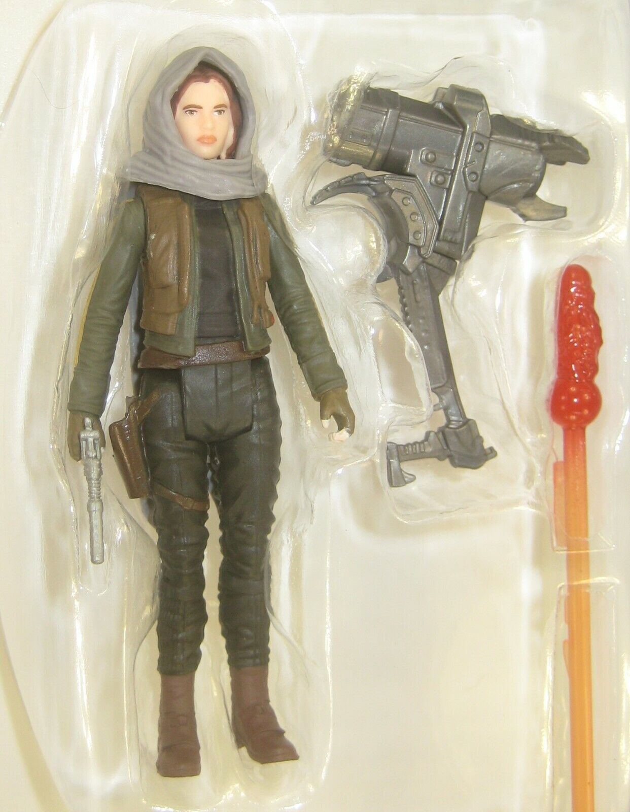 Jyn Erso Jedha 3.75" Star Wars Figure NEW 2016 Rogue One Hasbro Complete 2