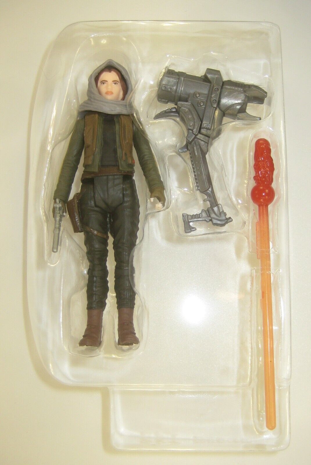 Jyn Erso Jedha 3.75" Star Wars Figure NEW 2016 Rogue One Hasbro Complete 2