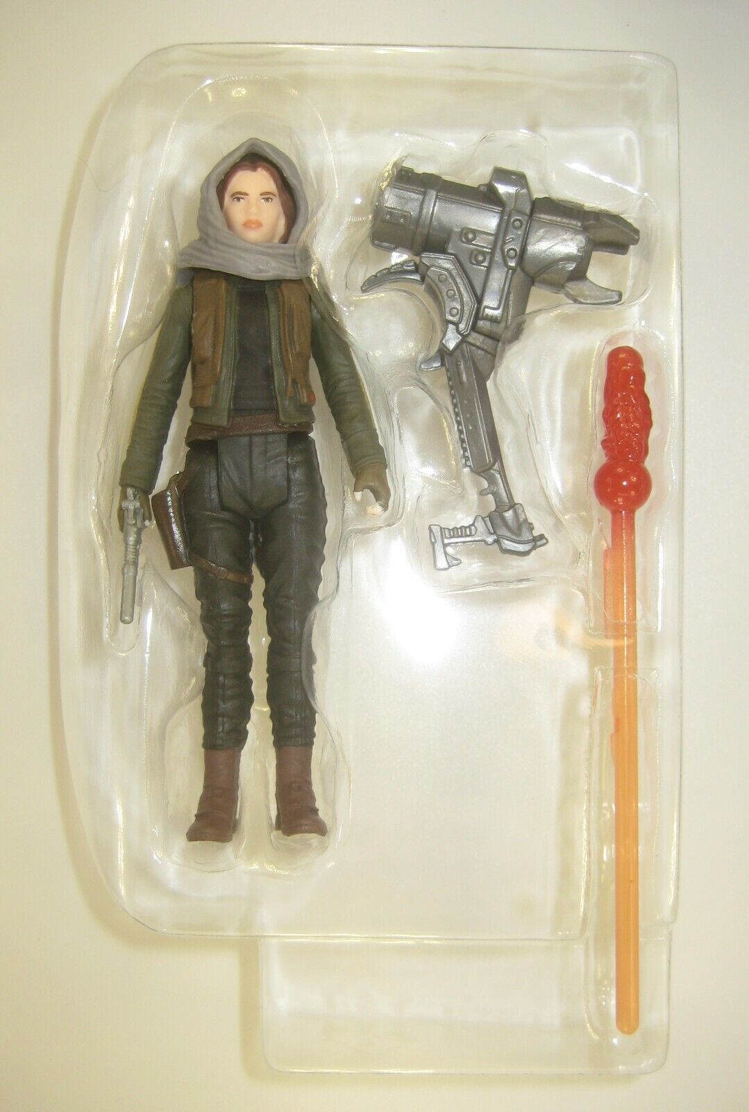 Jyn Erso Jedha 3.75" Star Wars Figure NEW 2016 Rogue One Hasbro Complete 2