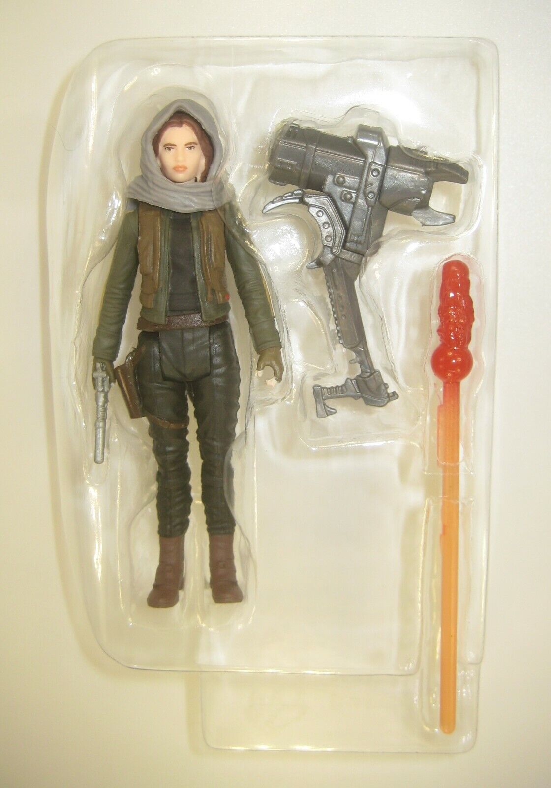 Jyn Erso Jedha 3.75" Star Wars Figure NEW 2016 Rogue One Hasbro Complete 2