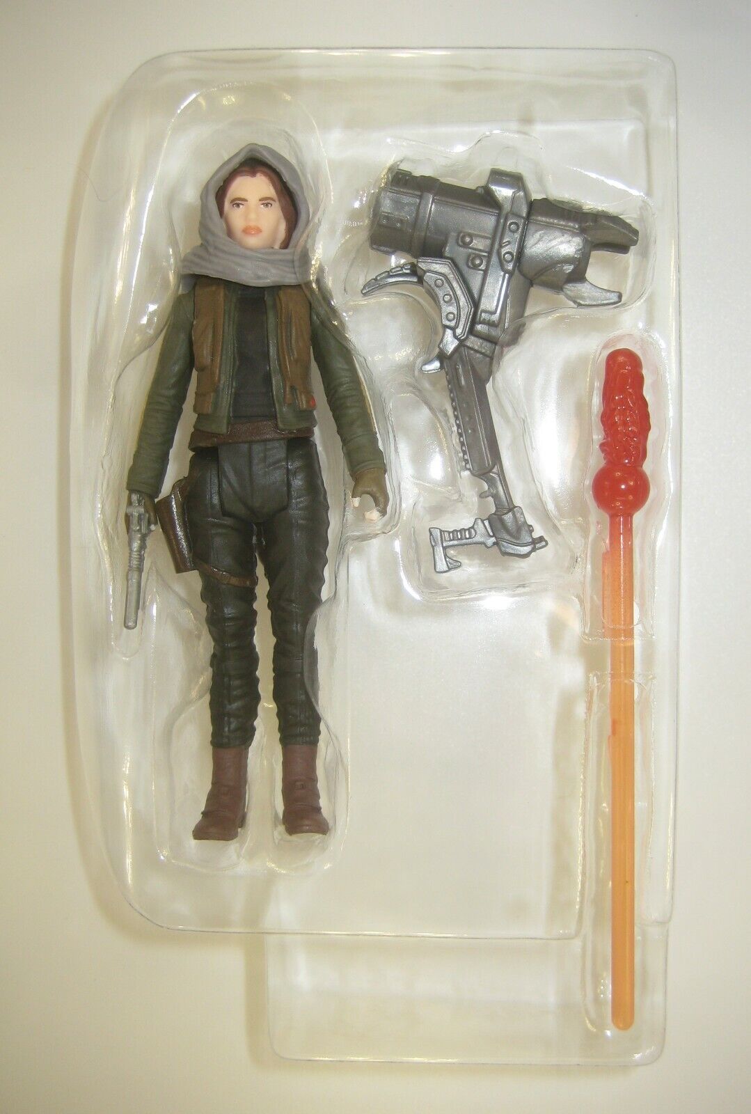 Jyn Erso Jedha 3.75" Star Wars Figure NEW 2016 Rogue One Hasbro Complete 2