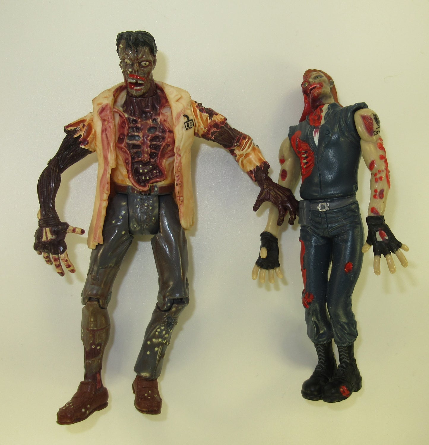 Scientist Zombie and Forest Speyer 1998 ToyBiz Resident Evil Figures Capcom