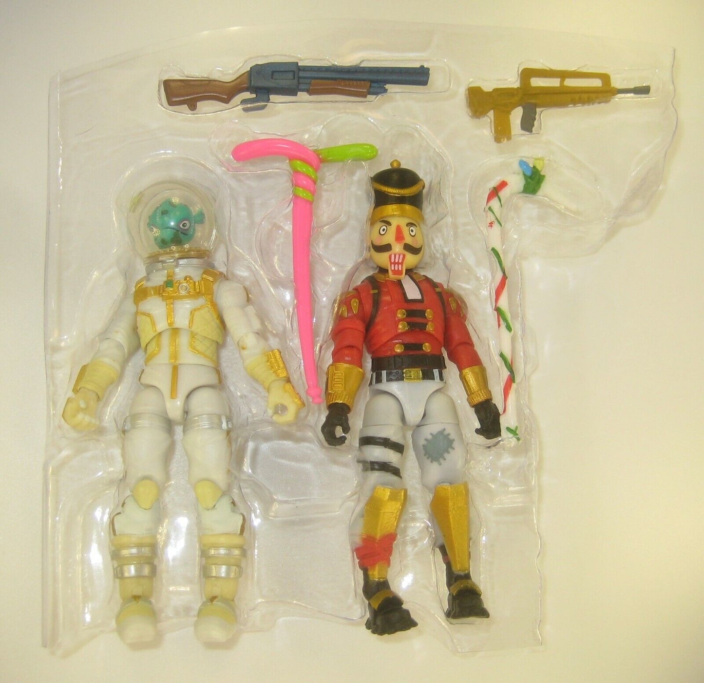 Leviathan and Crackshot Fortnite 3.75" Action Figures and Weapons NEW Jazwares 2